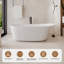 Baignoire autoportante Crestone