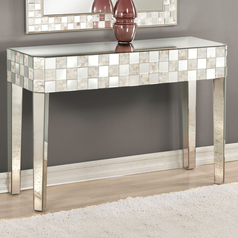 Albero 46'' Glass Top Console Table