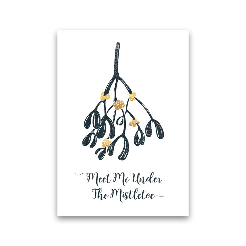 The Mistletoe - Print, No Framed, 30cm H x 21cm W x 1cm D