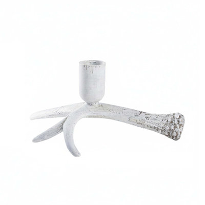 Peaces Reindeer Antler Candle Holders Resin Candlestick Nordics Style Antler Candle Holders Home Decor