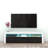 Vesperina Modern TV Stand with 16-Color LED Lighting, High Gloss Finish-212842925