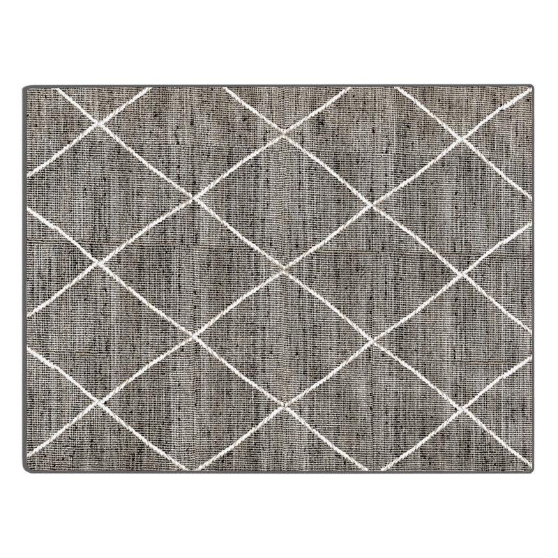 Soft and Stylish Area Rug, 100% Polyester, 47.2 x 63.0 inches | 10 mm Pile Height, Antibacterial, Non-Slip Underside, Machine Washable | Ideal for Living Room, Bedroom, and Playroom, Easy Care Design
