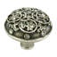ASSORTED KNOBS KNOB DECORATED WITH CLEAR SWAROVSKI CRYSTALS-50354555