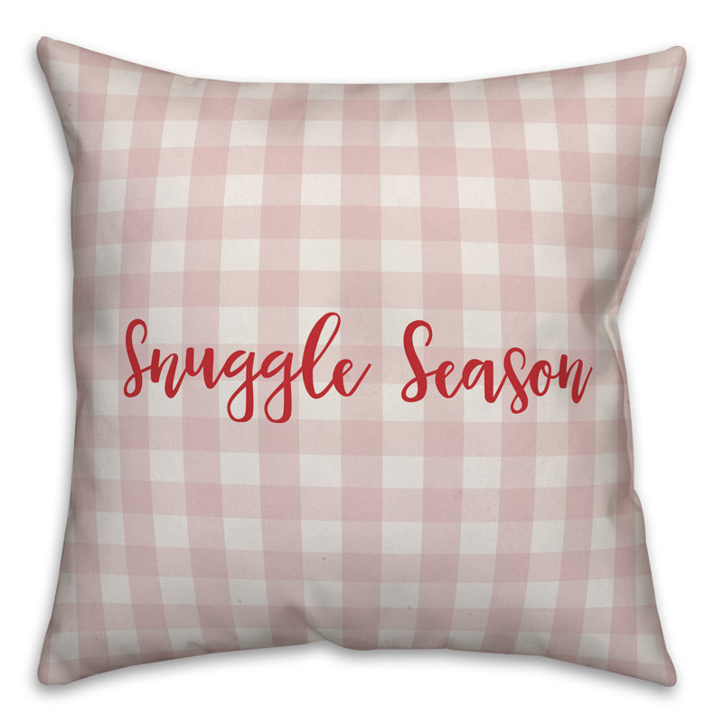  Coussin Snuggle Season, Rose / Rouge, Housse de coussin