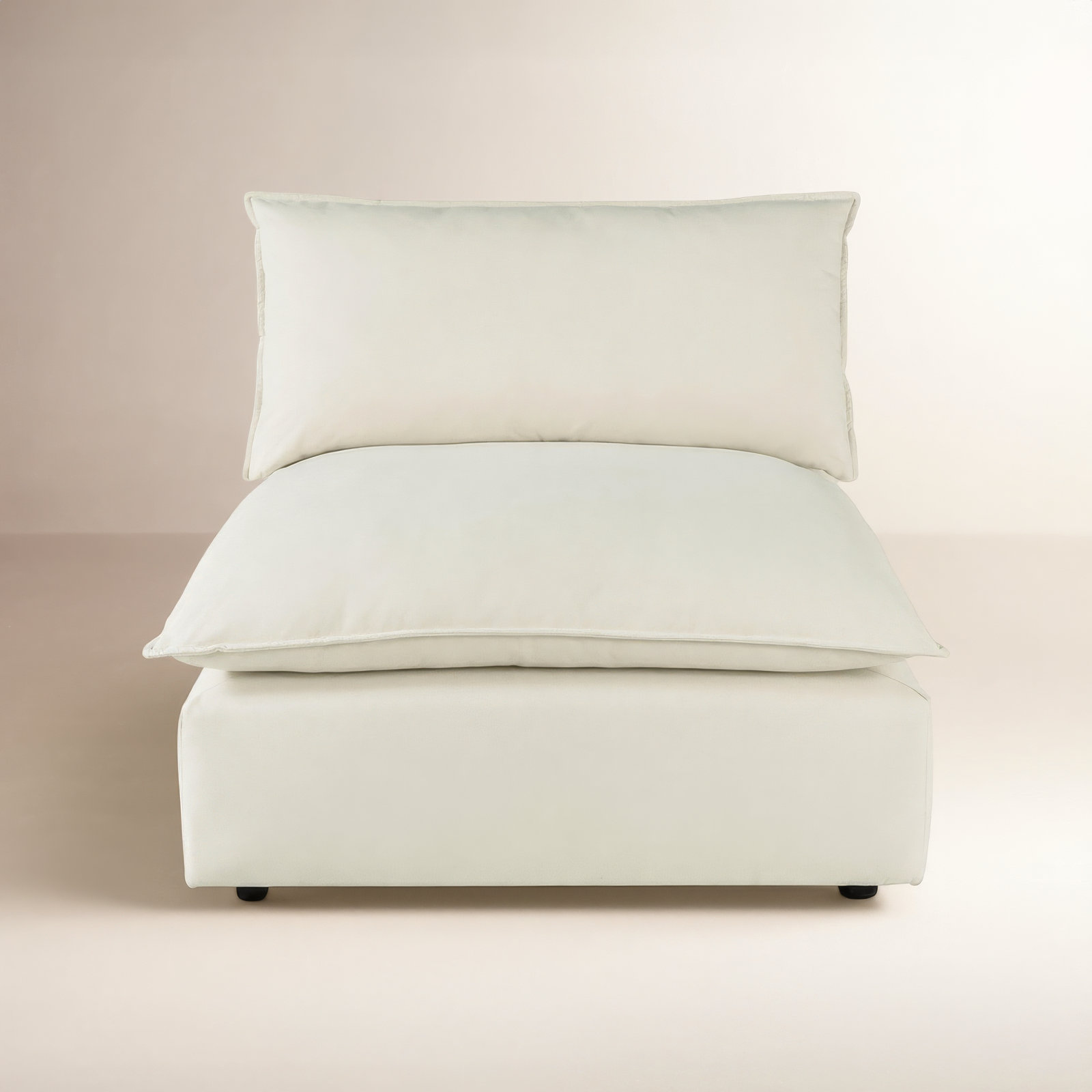 Ellaria Accent Chair, Natural Polyester