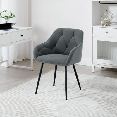 Bharmal 50.5cm H Velvet Upholstered Armchair