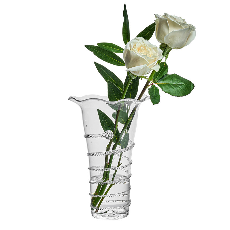 Amalia Flared Vase, 9" H x 5.5" W x 5.5" D