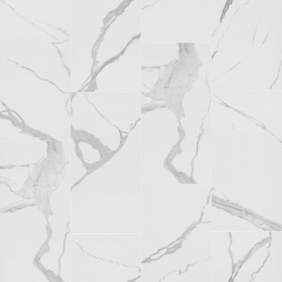 Ardena 12 in. x 24 in. Polished Porcelain Stone Look Floor and Wall Tile