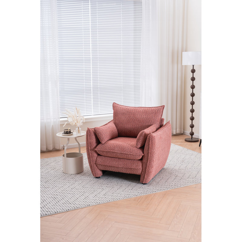 Chaise de salle à manger Sharp-Angle, Rose
