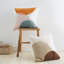 Tufted Semi Circles Cotton Cushion Cover Geometric Square Throw Pillow Cover-328260064