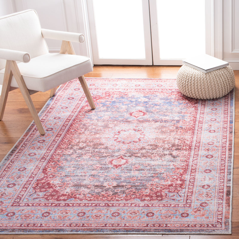 Hallel Performance Machine Washable Oriental Rug, Rectangle 9' x 12'