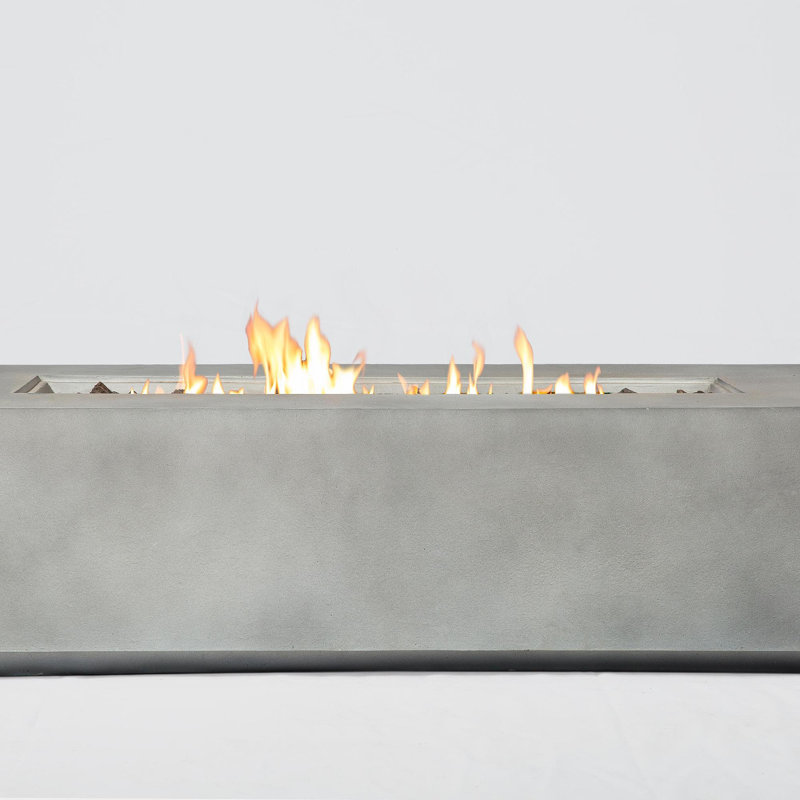 Concrete Propane Outdoor Fire Pit Table