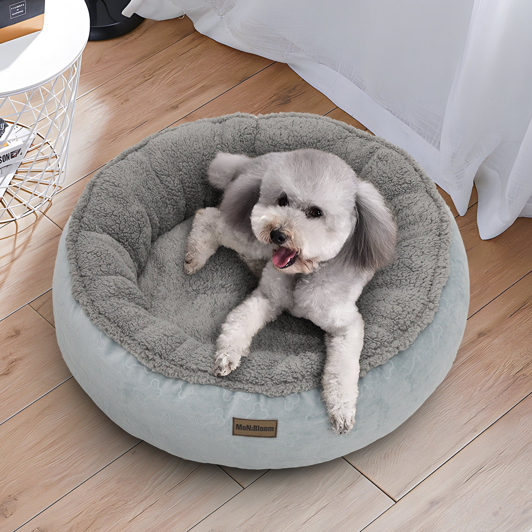 Ignotas Donut Dog Bed, Plush Round Fluffy Pet Bed, Anti-Anxiety Cuddler Cozy Soft Cat Bed, Machine Washable Tucker Murphy Pet™ 