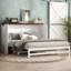 Grand lit escamotable avec tiroir de rangement et station de charge-513866264