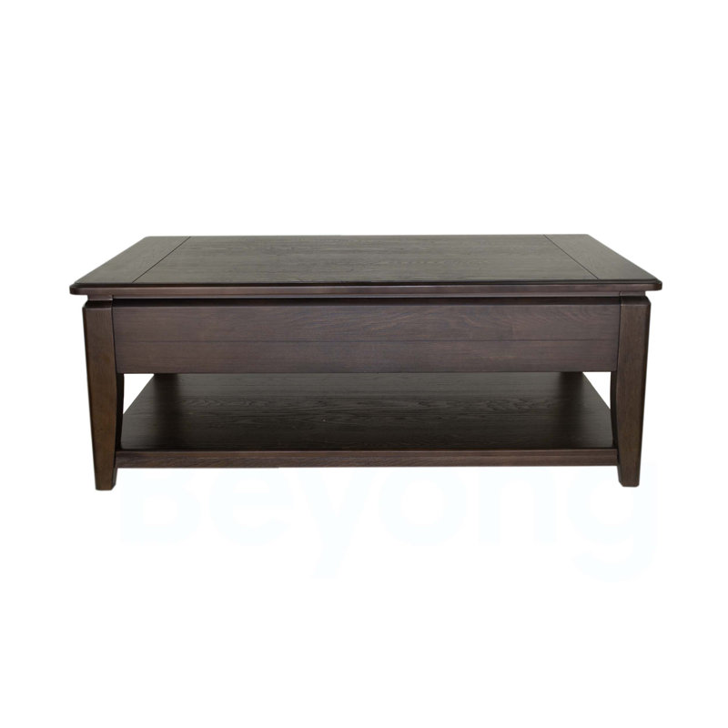 Cocktail Table with Lift Top and Casters, Perfect for Modern Living and Versatile Storage Solutions.