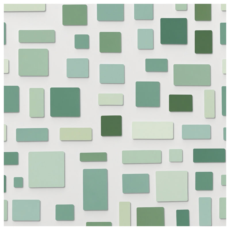 Couvertures vertes à formes rectangulaires, 60in W x 80in H