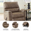 Faux Leather Recliner-360171474