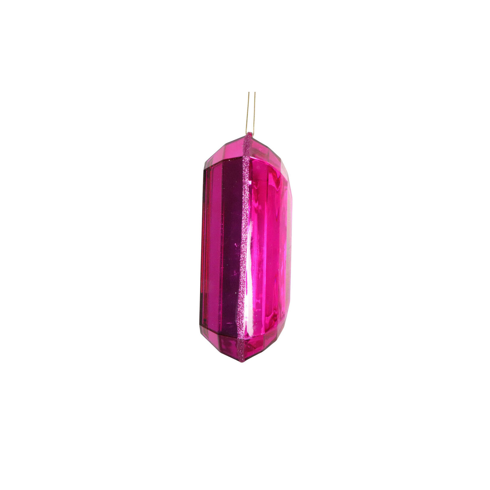 Mappsburg Jewel Glitter Ornament., Pink
