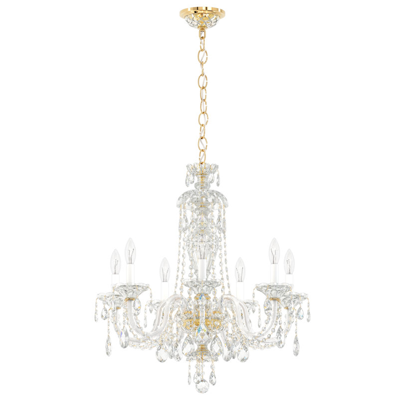 Sterling 7 - Light Chandelier, Clear Spectra Crystal