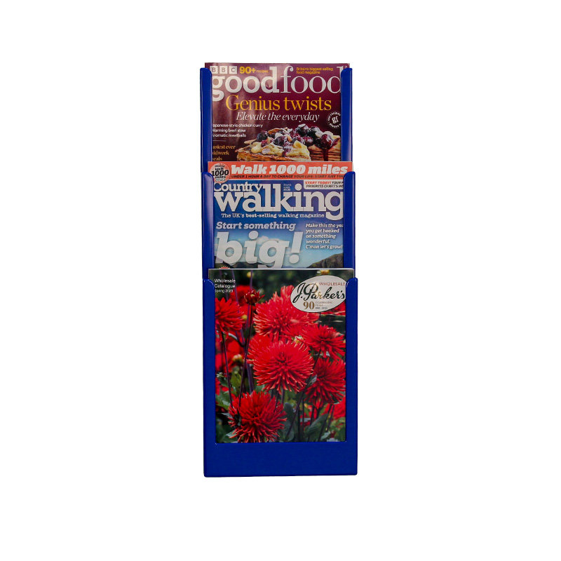 Expanda-Stand Metroplan 60cm H Brochure And Leaflet Rack/stand, Blue
