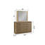 Commode Medusa en bois