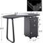 Table de manucure classique avec roulettes et tiroirs, bureau de maquillage pour coiffeuse-40429875