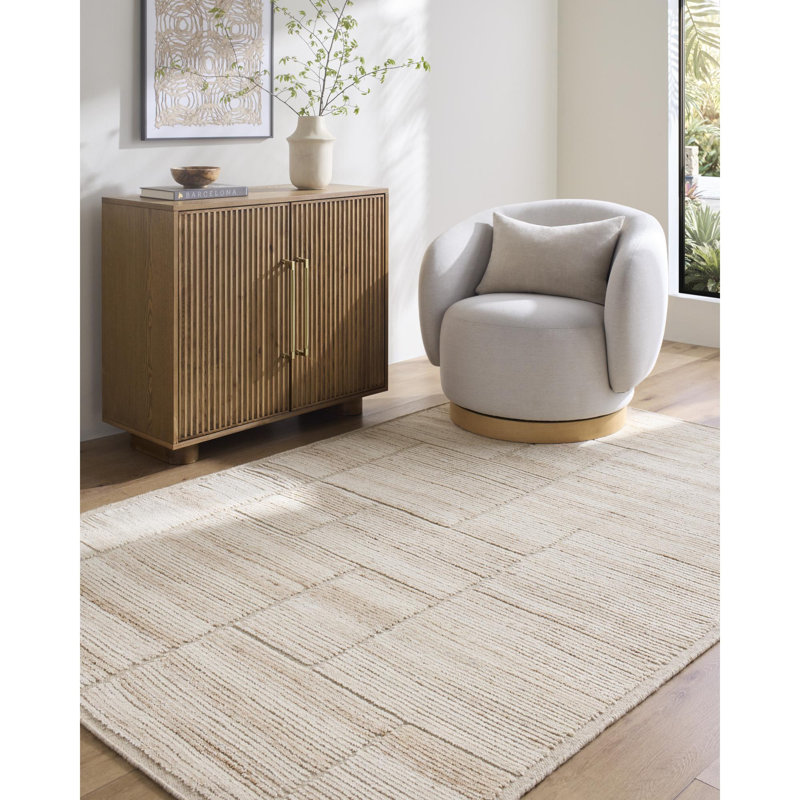 Willow Handmade Rug, Rectangle 5' x 7'6"