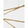 RACCIO 23 - Light Gold LED Geometric Pendant