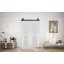 Ensemble de quincaillerie de porte de grange simple bi-pliante standard-82929261