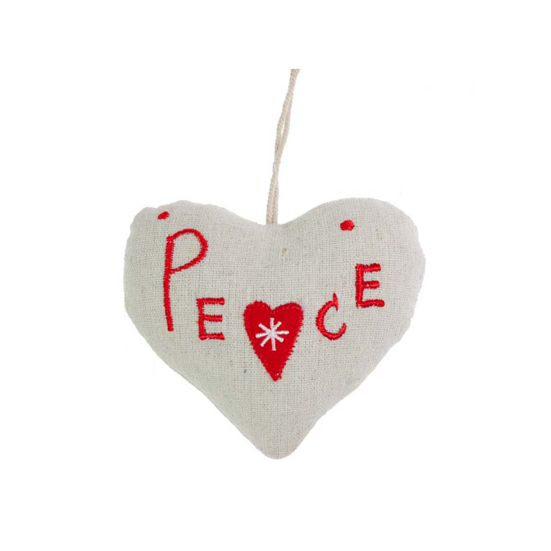 10cm Fabric Holiday Shaped Ornament