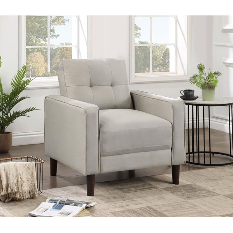 Fauteuil Bouirou, Polyester beige