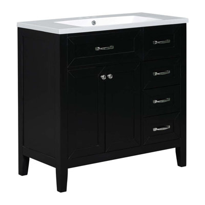 Armoire de salle de bain 36 po avec lavabo et tiroir 36 po