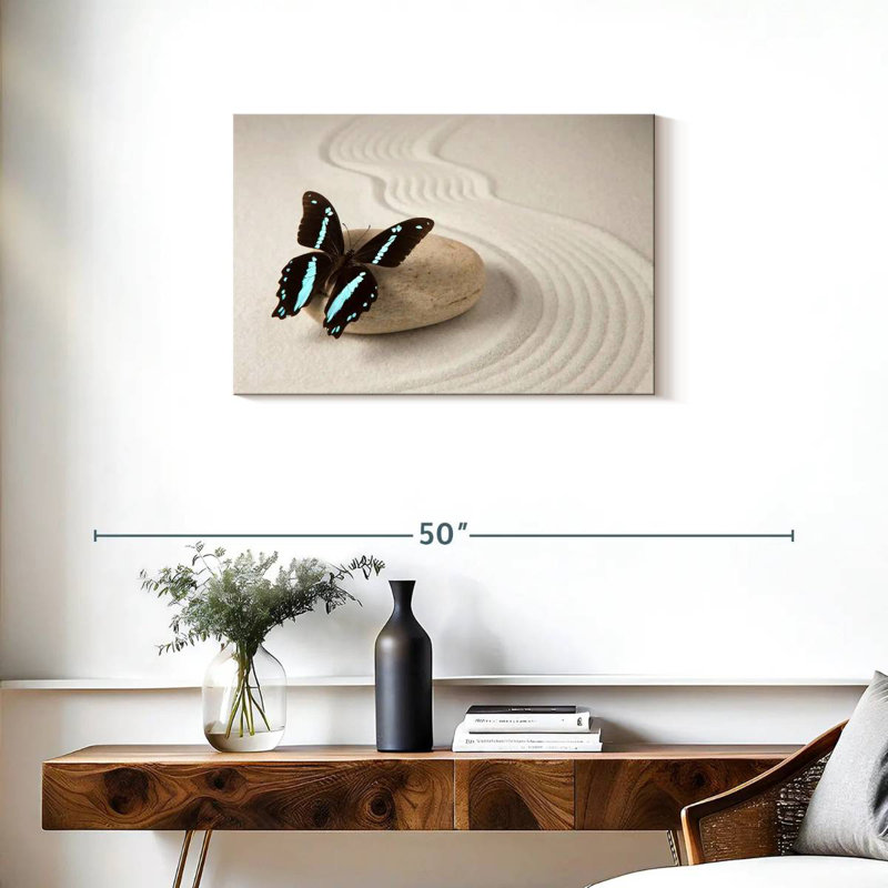 Zen Butterfly, 20" H x 30" W