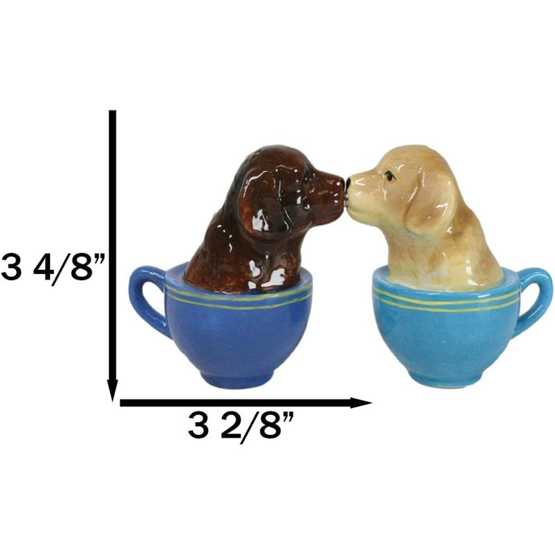 Chocolat et fauve tasse à thé Labrador