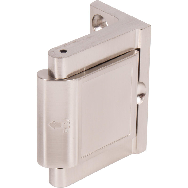 Security/Privacy Flip Guard - Satin Nickel, Satin Nickel