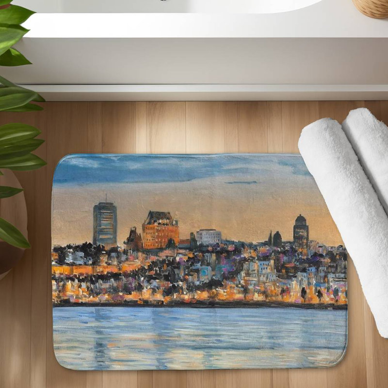 Vanisa Non-Slip Bath Mat, 17"W x 24"L