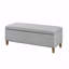 Banc de rangement rectangulaire à fermeture douce