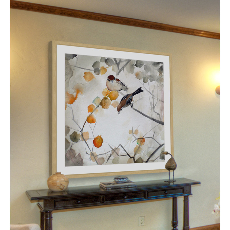 Christine Lindstrom - Single Picture Frame Painting, 41cm H x 41cm W x 3.81cm D