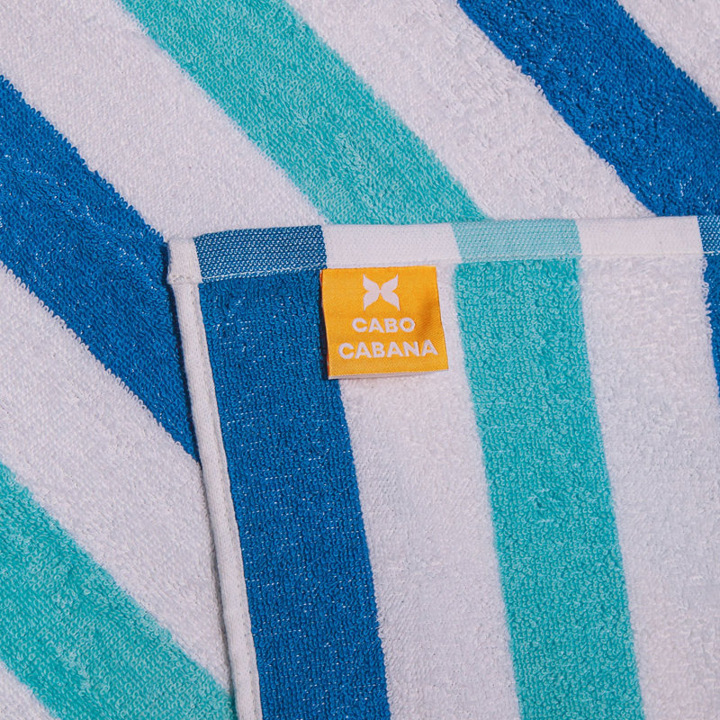 Cabo Cabana Chaise Cover 30x85 (2/Pack), Navy/Blue