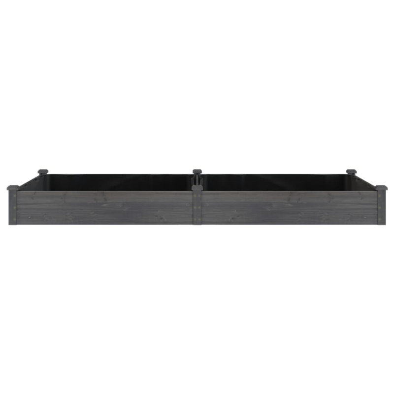 Lit surélevé avec doublure Latitude Run®, Gris, H 9,8 po x l 94,5 po x P 47,2 po