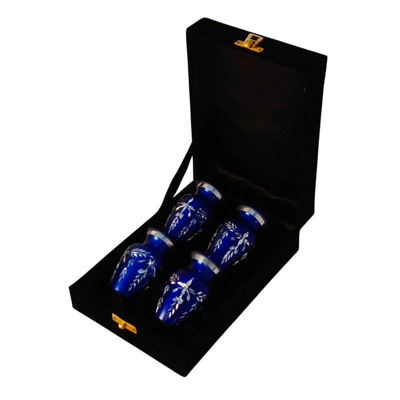 Urnes de crémation Rezki, Bleu