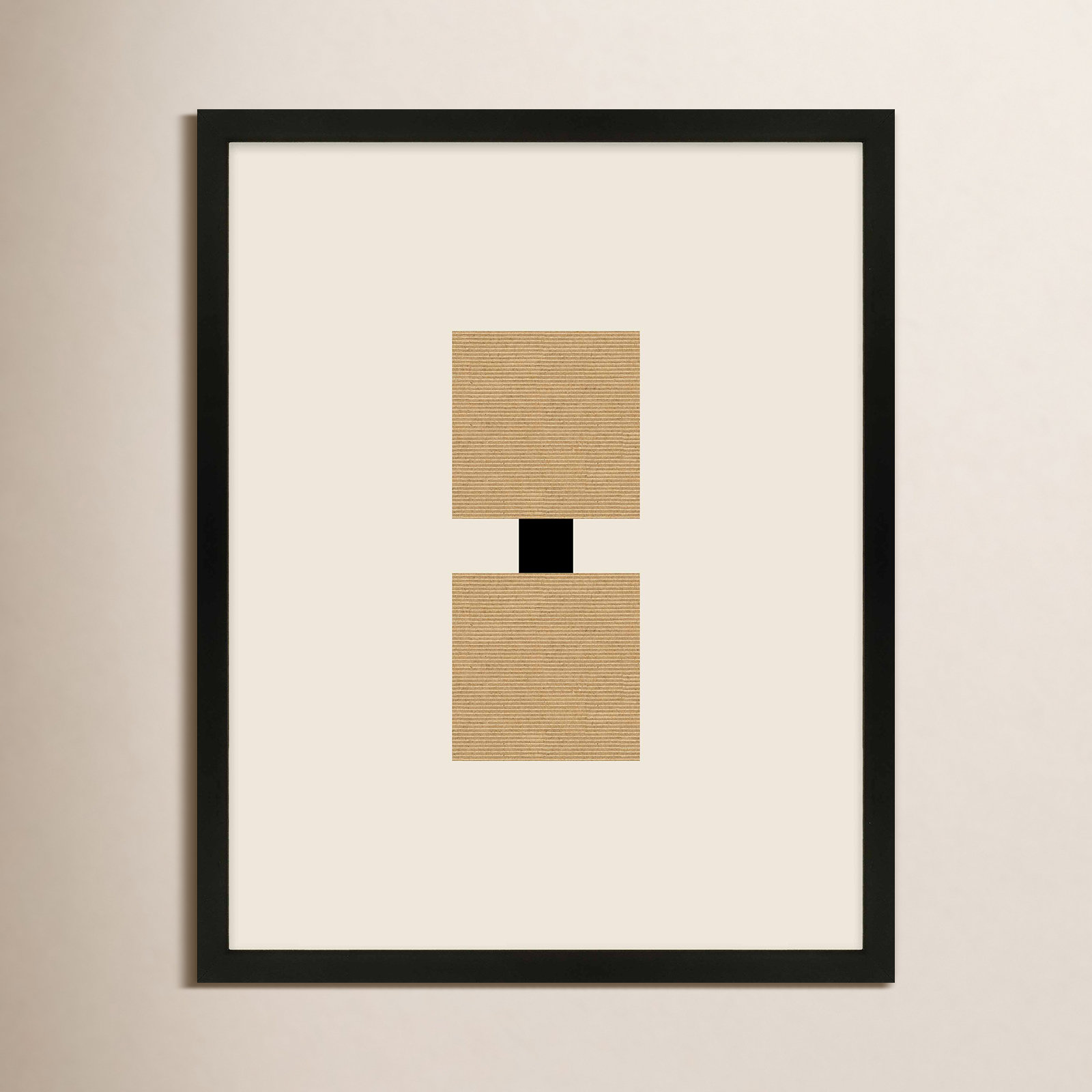 Column 2 by Eleni Psyllaki For Paradissi Digital Art, Black Framed, 38" H x 30" W  x 1.25" D