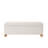 Jarett Boucle Storage Bench With Solid Wood Ball Feet