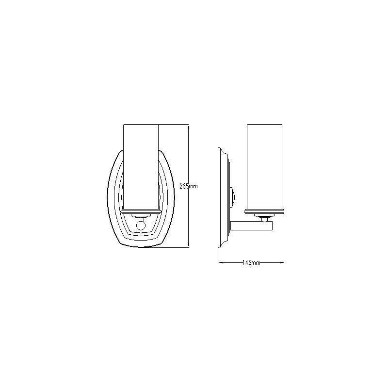 O'Donnelly Mild Steel Candle Wall Light