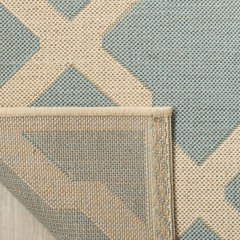 Ferrill Linden 100 Performance Geometric Rug, Rectangle 4' x 6'