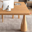 Bureau en bois massif en L Burlywood