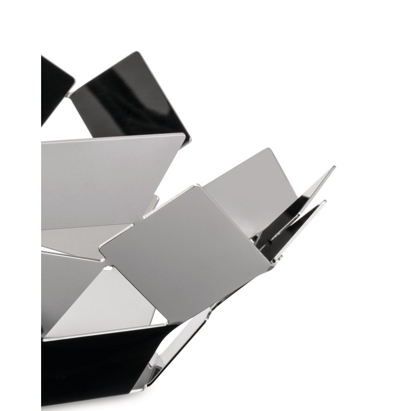 Alessi MT03 La Stanza dello Scirocco Fruit Basket, Stainless Steel, Silver, Stainless Steel