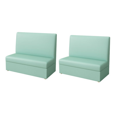Banc rembourré en similicuir Simple Leisure