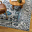 Tapis oriental gris foncé / ivoire-1822433649