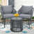 Gray Cushion/Gray Frame